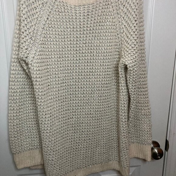 NWOT Lane Bryant Sparkly Crochet Sweater - Picture 3 of 4